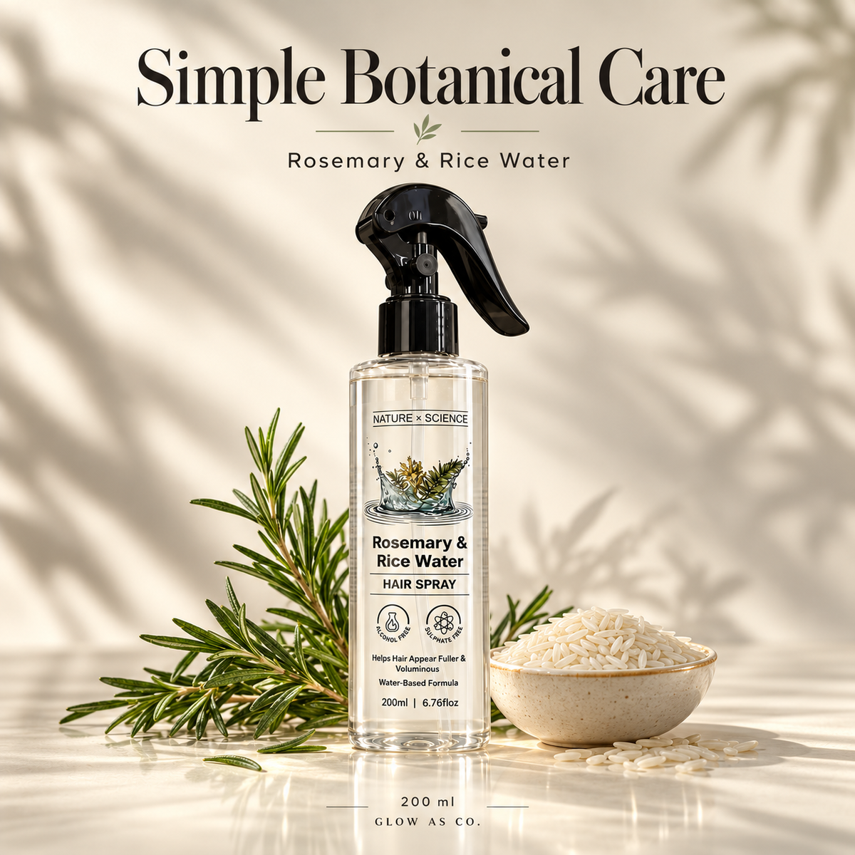 Rosemary & Rice Water Hair Mist